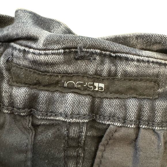 Joe's Jeans Acid Wash High Waist Denim Ruffle Paperbag Shorts 10 - Picture 4 of 12